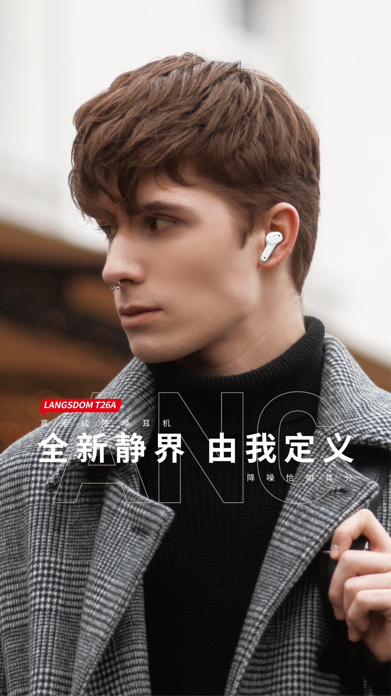 Etoren.com | Langsdom BT25 Noise Reduction Bluetooth 4.2 Headset